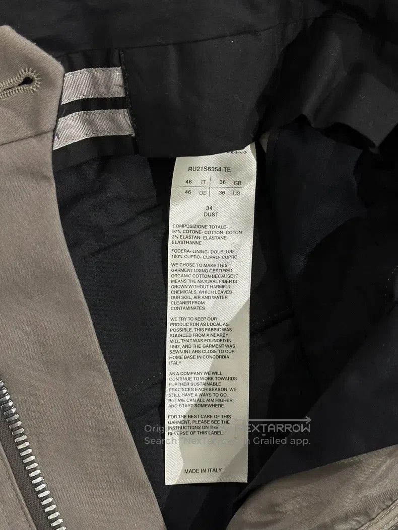 Rick Owens Rick Owens Zipper Front Crop Pants Size US 30 / EU 46 - 6 Thumbnail