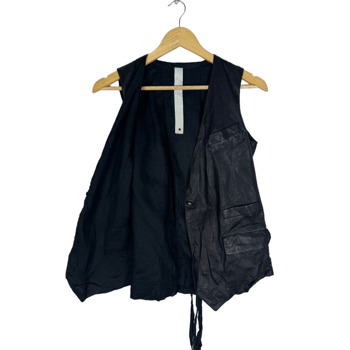 Isaac Sellam Experience 🔥ISAAC SELLAM EXPERIENCE LAMBSKIN BLACK VEST Size US S / EU 44-46 / 1 - 9 Thumbnail