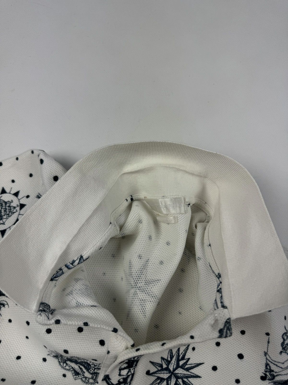 Alexander McQueen × Designer ALEXANDER MCQUEEN Lost At Sea Tattoo Printed Polo Shirt Size US S / EU 44-46 / 1 - 12 Thumbnail