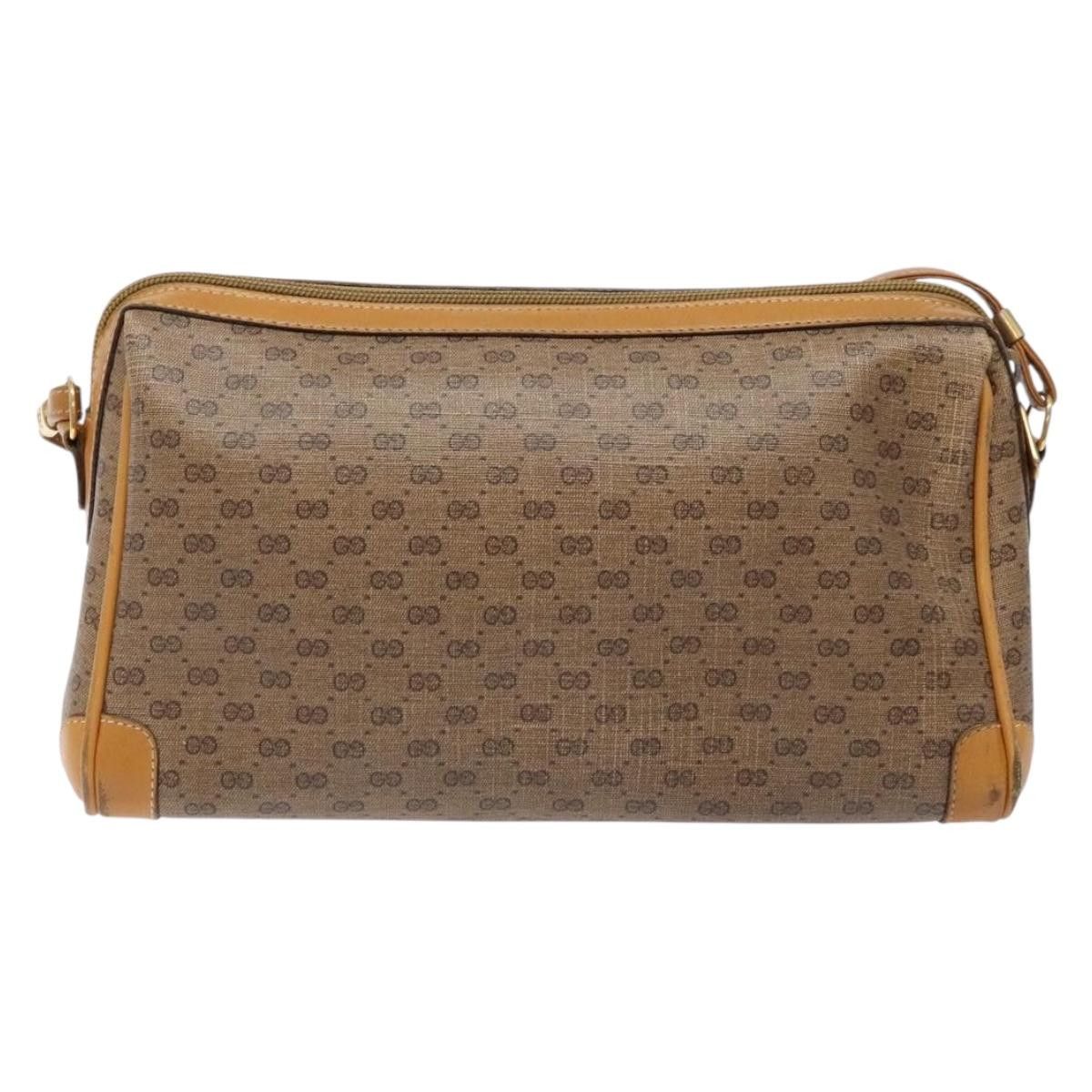 Gucci GUCCI Micro GG Supreme Shoulder Bag Pvc Beige Gold Size ONE SIZE - 3 Thumbnail