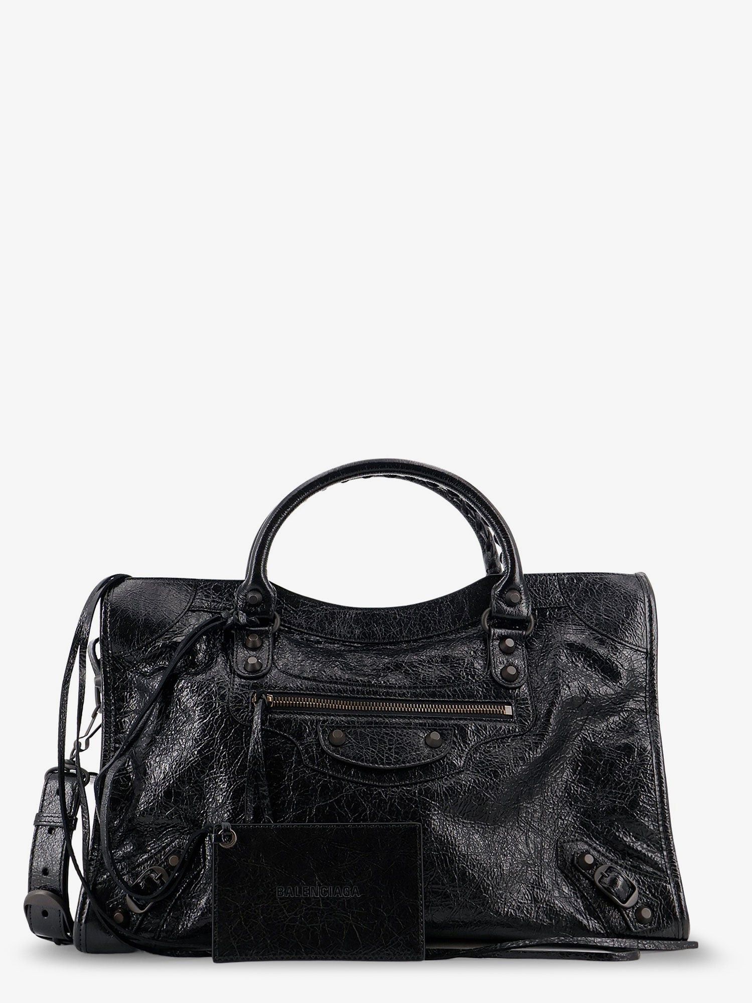 Balenciaga Le City Medium Leather Handbag Size ONE SIZE - 1 Thumbnail