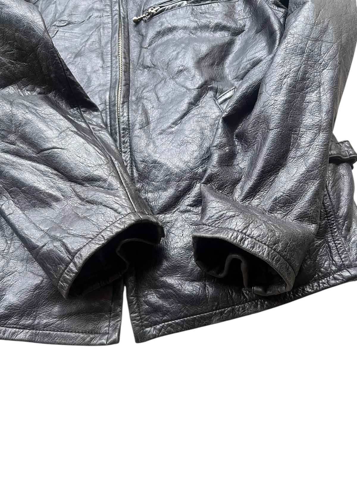 Avirex Vintage 2000s Y2K Avirex Cowhide Leather Sports Jacket Size US S / EU 44-46 / 1 - 11 Thumbnail