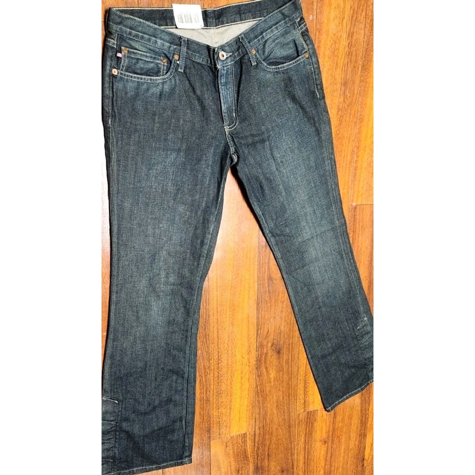Polo Ralph Lauren Polo Ralph Lauren Whitney Button Vent Women's Jeans 32x32 Denim NWT 90s Bohemian City College Festival Retro Logo Genuine Leather? Size 34" / US 12 / IT 48 - 4 Thumbnail