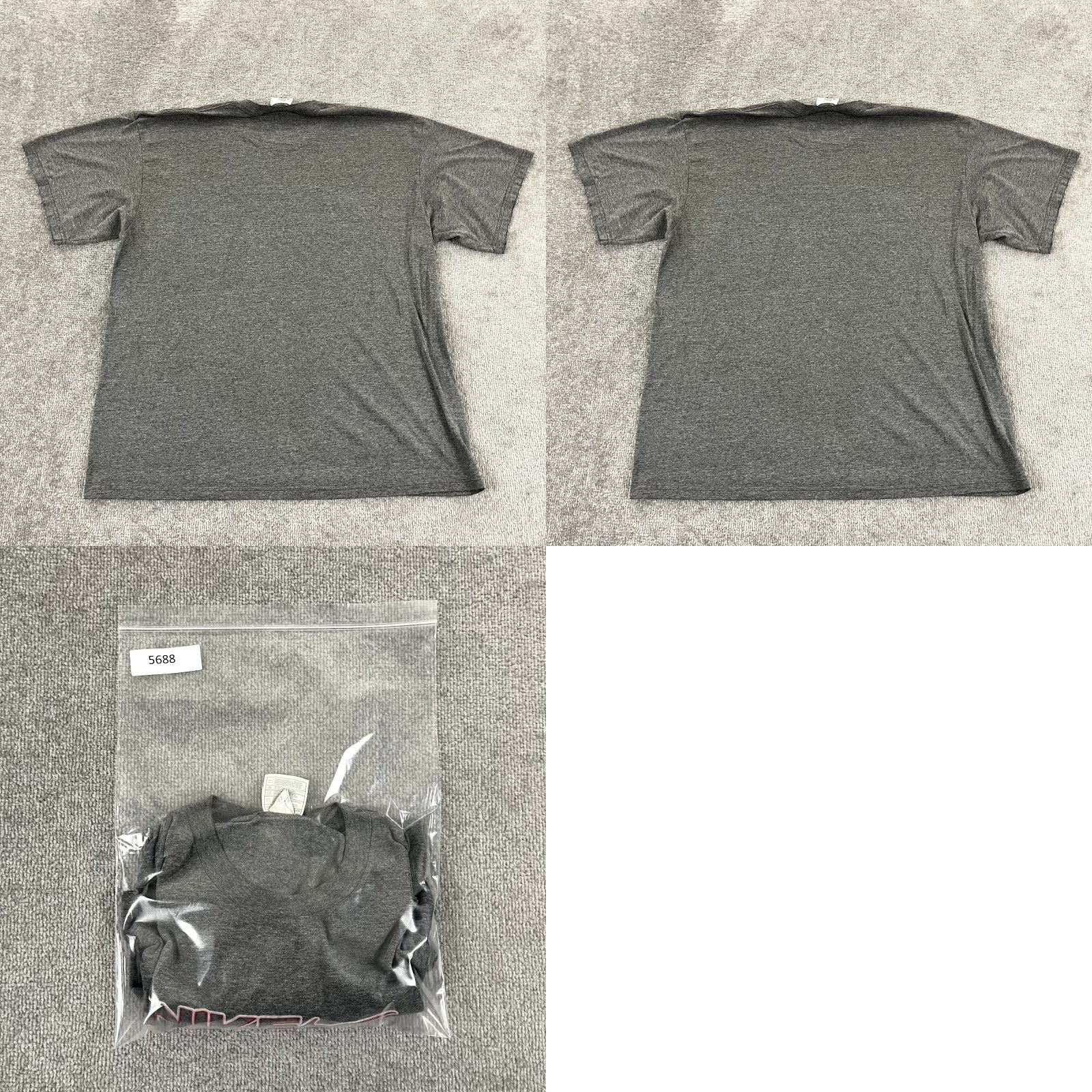 Nike VINTAGE Nike Shirt Men Large Gray Swoosh Center Check Graphic Y2K Tee White Tag USA Made Size US L / EU 52-54 / 3 - 8 Thumbnail