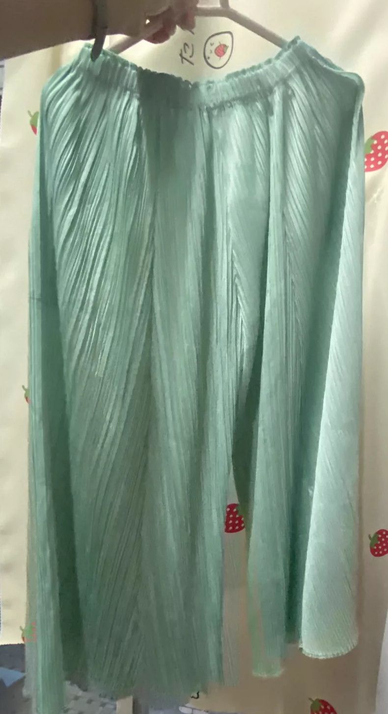 Issey Miyake Issey Miyake size:3 Mint green pleated pants Size 42" / US 20 - 1 Thumbnail