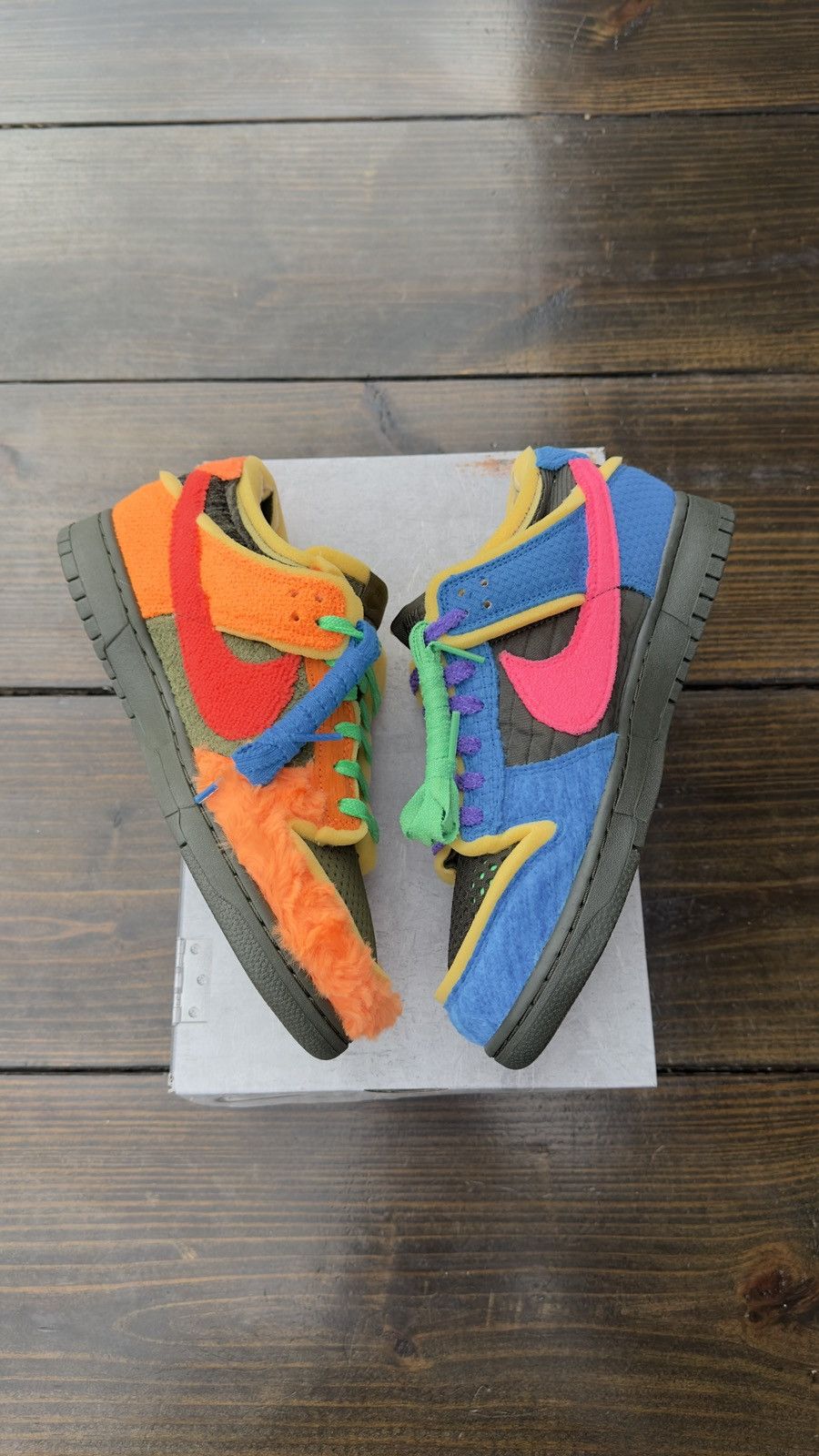 Cactus Plant Flea Market × Nike Nike x CPFM Cactus Plant Flea Market Swamp Sponge Dunk Size US 10 / EU 43 - 6 Thumbnail