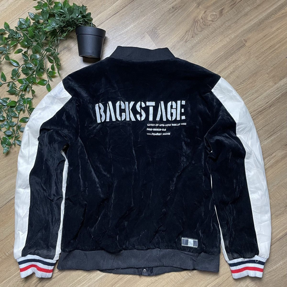 Moncler Fragment Varsity Jacket Hiroshi Fujiwara Backstage