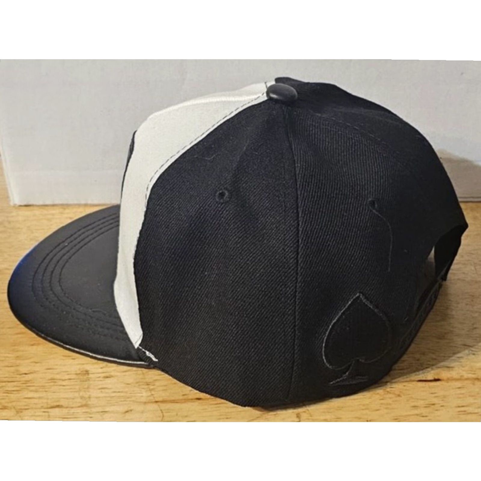 Vintage Ace Of Spades Baseball Cap Mens Adjustable Black White Size ONE SIZE - 2 Thumbnail