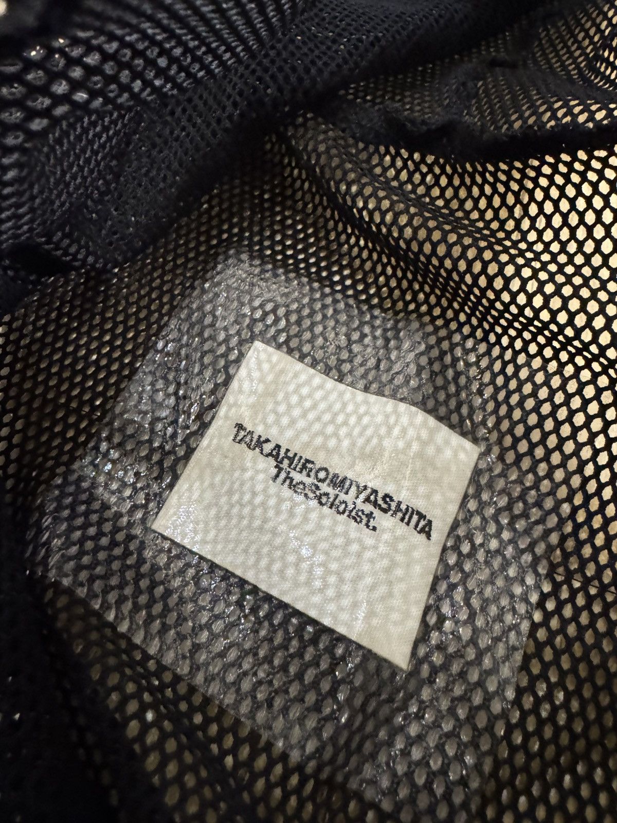 Takahiromiyashita The Soloist. The soloist NOT TURTLENECK SLEEVELESS RAW MESH TOP Size US S / EU 44-46 / 1 - 8 Thumbnail