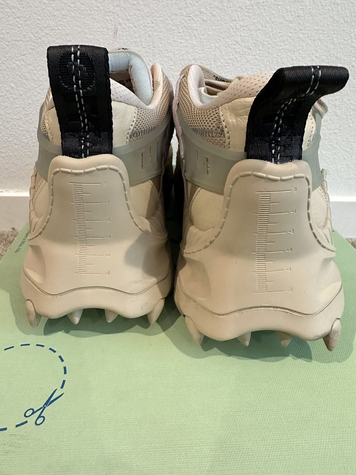 Off-White ODSY 1000 beige green Size US 12 / EU 45 - 5 Thumbnail