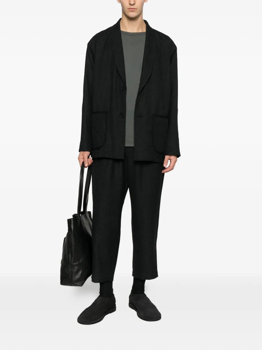 Comme des Garcons Homme COMME des GARCONS HOMME Wool Houndstooth Suit Size L Size 50L - 1 Thumbnail
