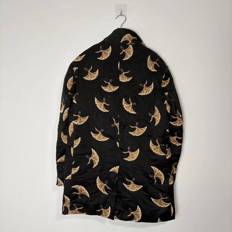 DRIES VAN NOTEN Black and yellow color-blocked casual jack