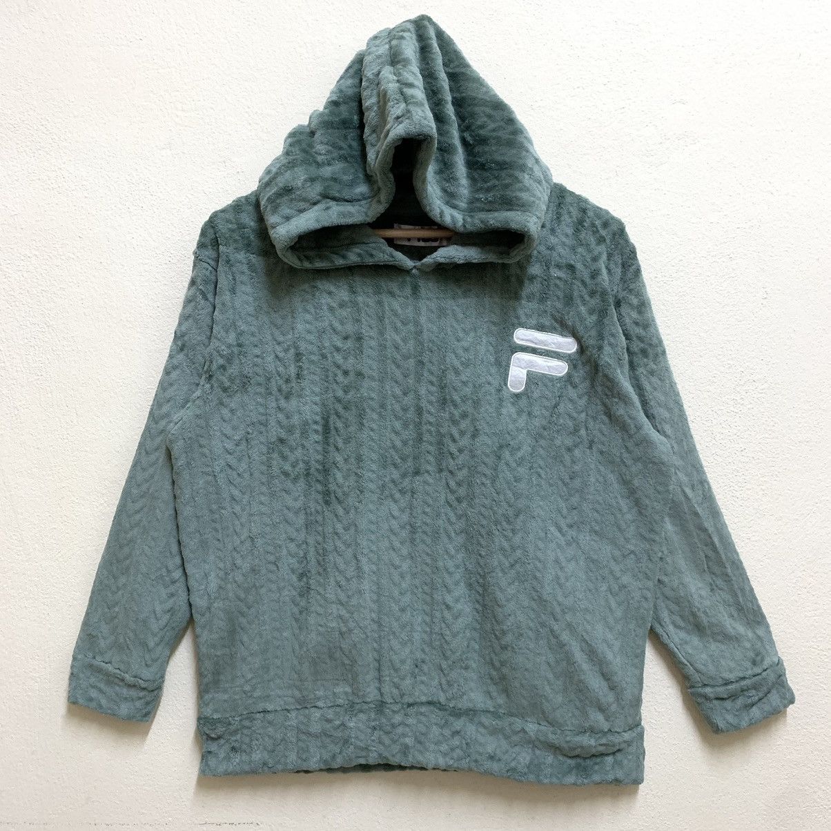 Fila × Vintage Vintage FILA Fleece Hoodie Sweater Size US M / EU 48-50 / 2 - 1 Thumbnail