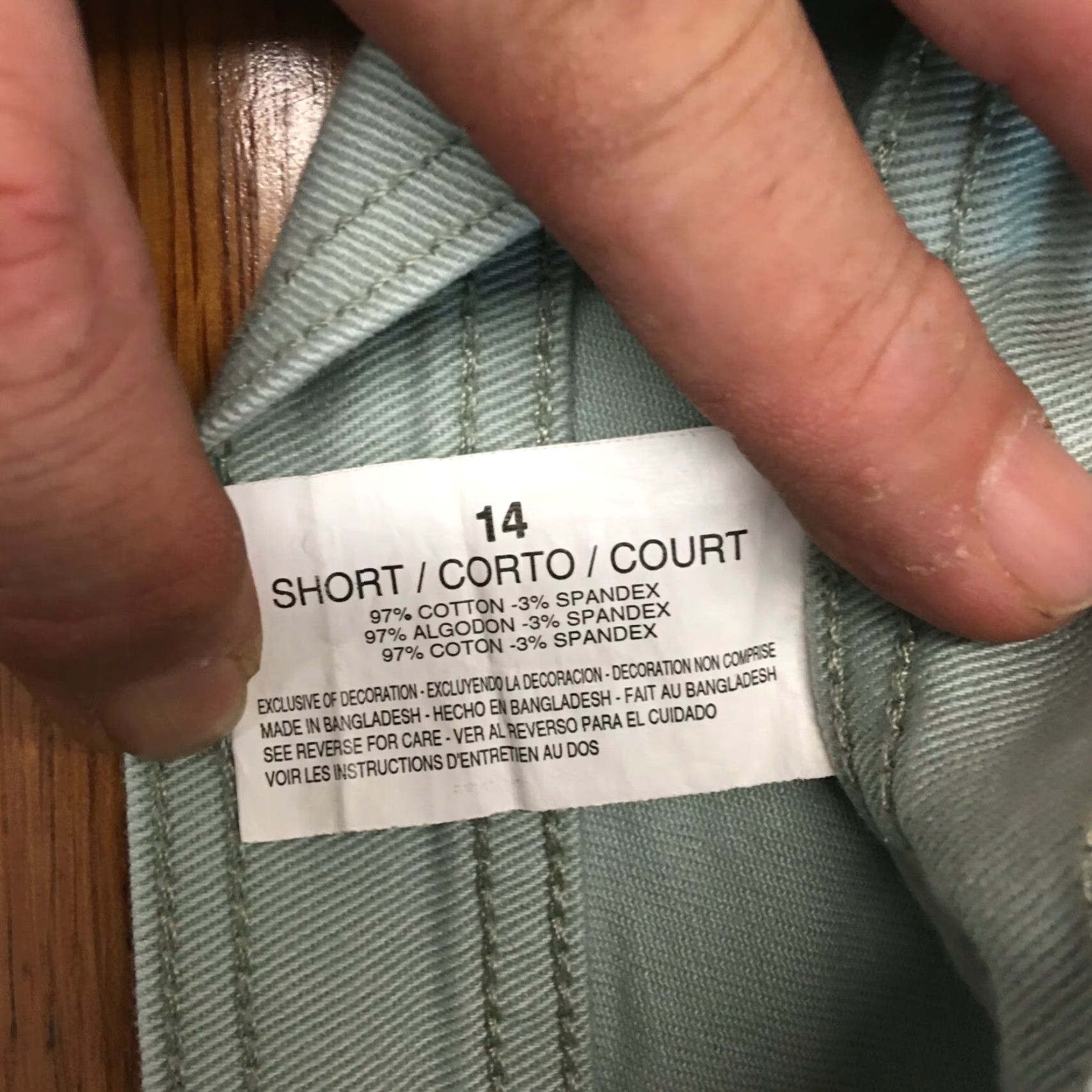 Gloria Vanderbilt VINTAGE Gloria Vanderbilt Womens Jeans Size 14 Green Straight 28-Inch Inseam Spring Summer Fall Winter Size 36" / US 14 / IT 50 - 7 Thumbnail