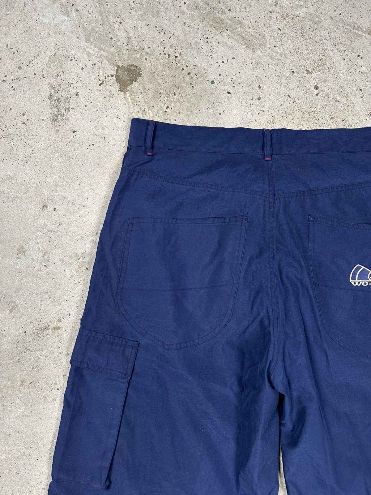 Vintage × Wu-Tang Clan Vintage 90s Wu Tang Baggy Cargo Jorts Shorts Navy Size US 38 / EU 54 - 12 Thumbnail