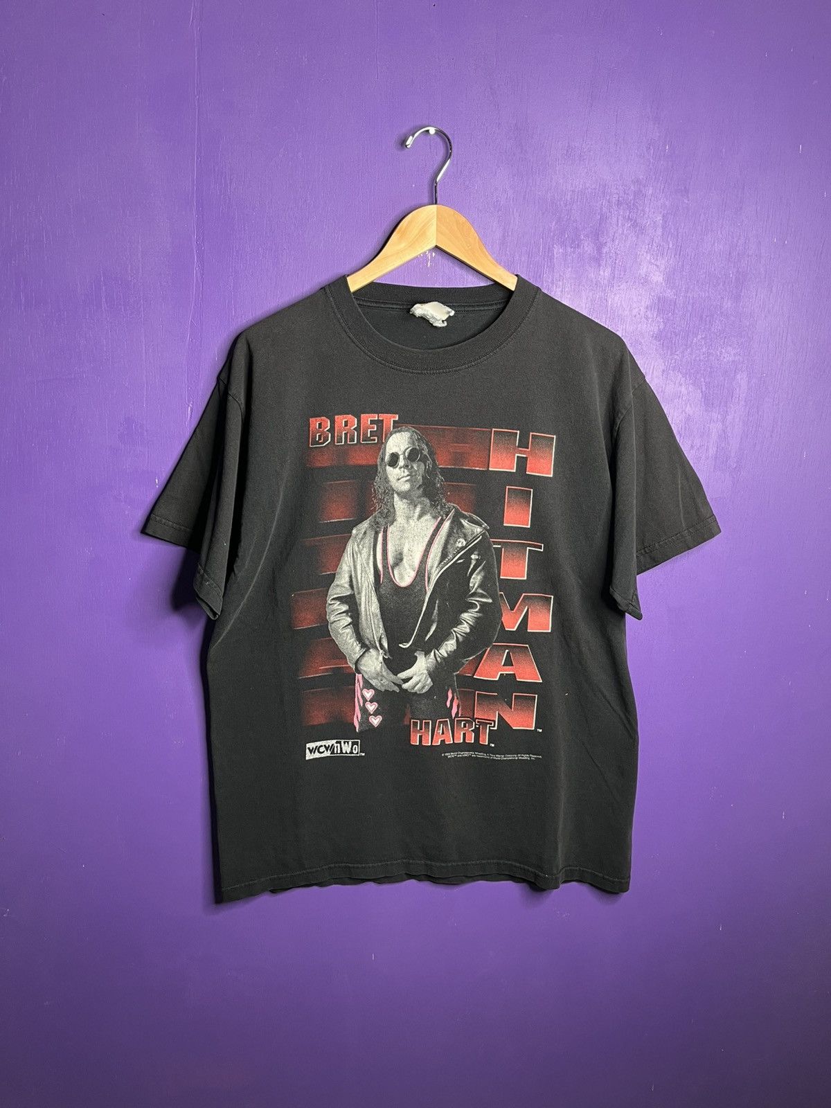 Vintage 1998 Bret the hitman hart t-shirt