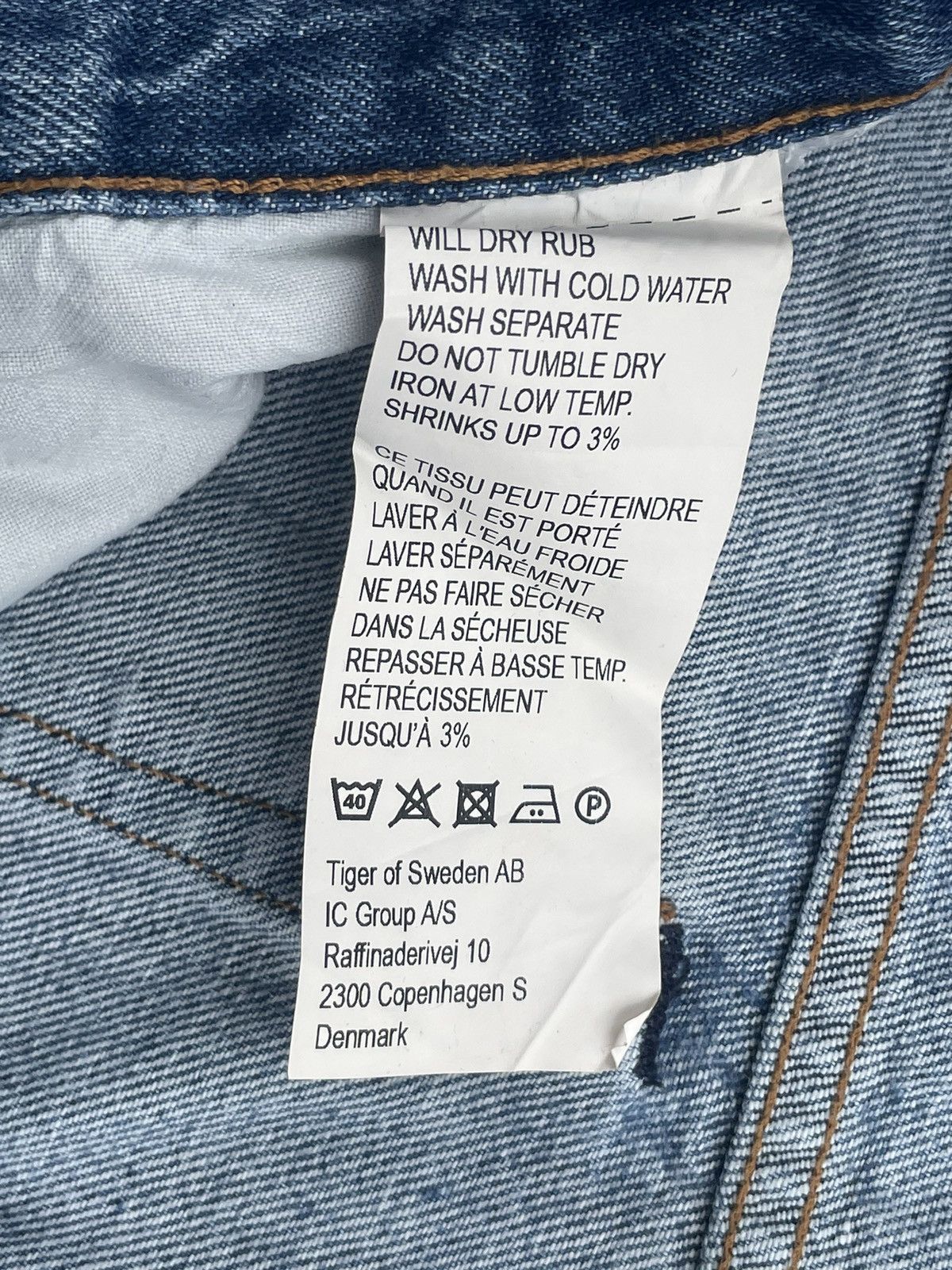 Designer Tiger Of Sweden Stone Wash Denim Size US 34 / EU 50 - 16 Thumbnail
