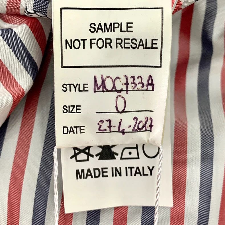 Thom Browne Thom Browne size0 Dark blue collar long sleeve overcoat Size US XS / EU 42 / 0 - 7 Thumbnail