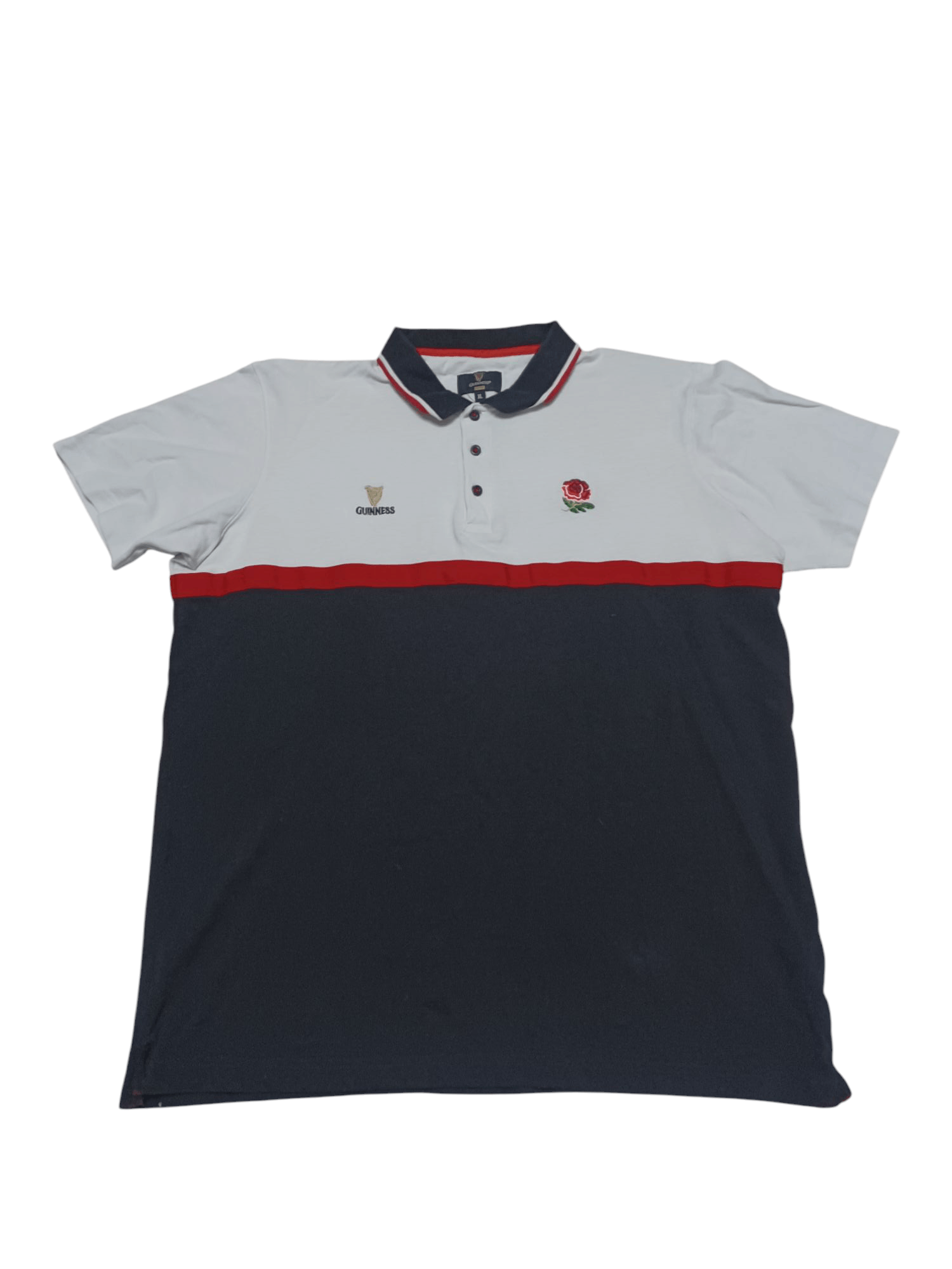 Cotton Traders GUINNESS ENGLAND RUGBY TEAM COTTON TRADERS POLO SHIRT Size US XL / EU 56 / 4 - 1 Thumbnail