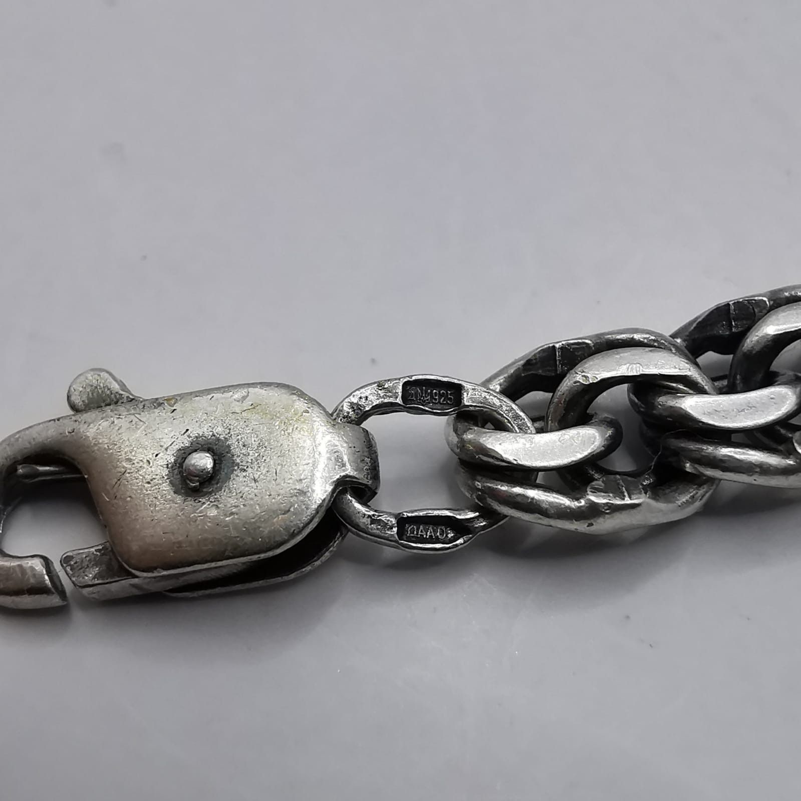 Sterling Silver Vintage Bracelet Jewelry,925 Sterling Silver,Handmade 19,71g Size ONE SIZE - 4 Thumbnail