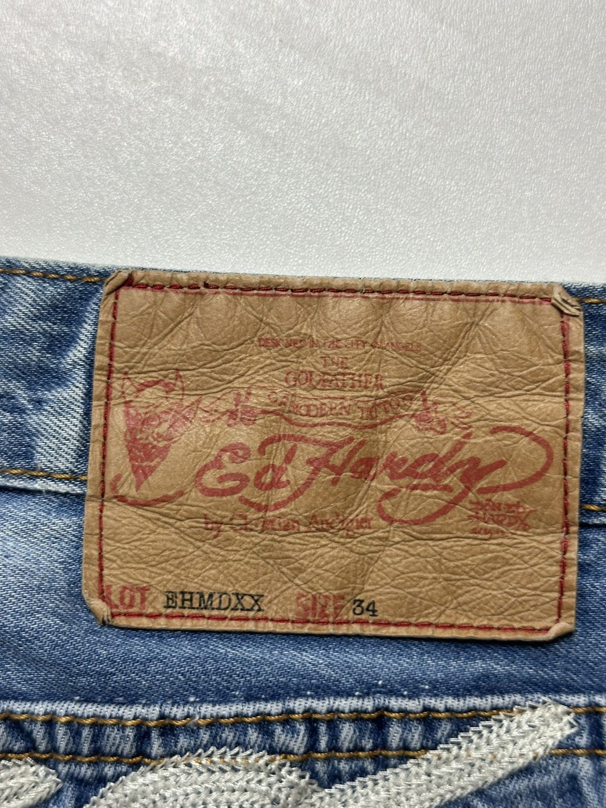 Ed Hardy Vintage Ed Hardy Jorts Size US 34 / EU 50 - 5 Thumbnail