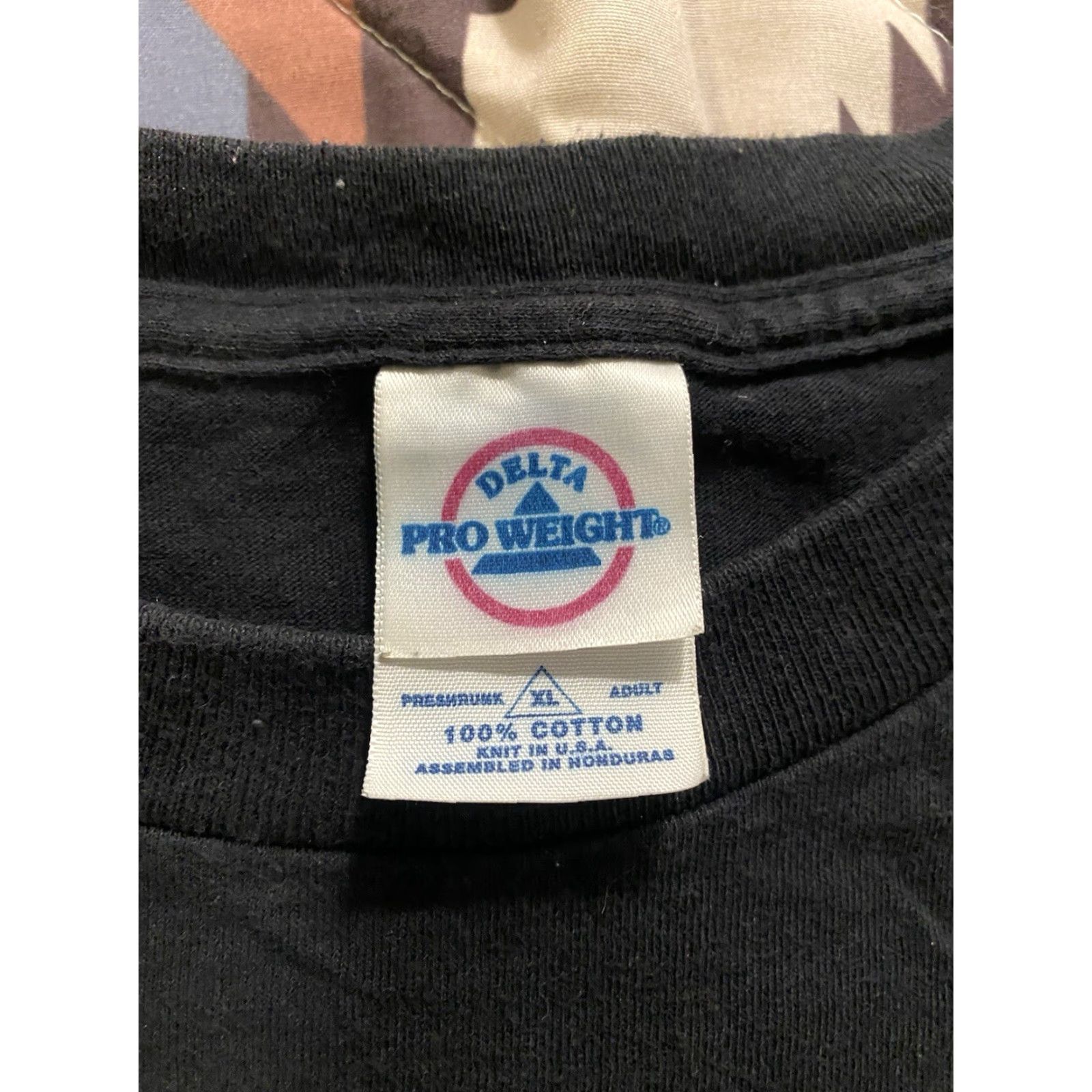 Delta VINTAGE Delta Pro Weight T Shirt CSI Las Vegas Promo Shirt Black Mens XL T-Shirt Graphic Print Crew Neck Short Sleeve Size US XL / EU 56 / 4 - 4 Thumbnail