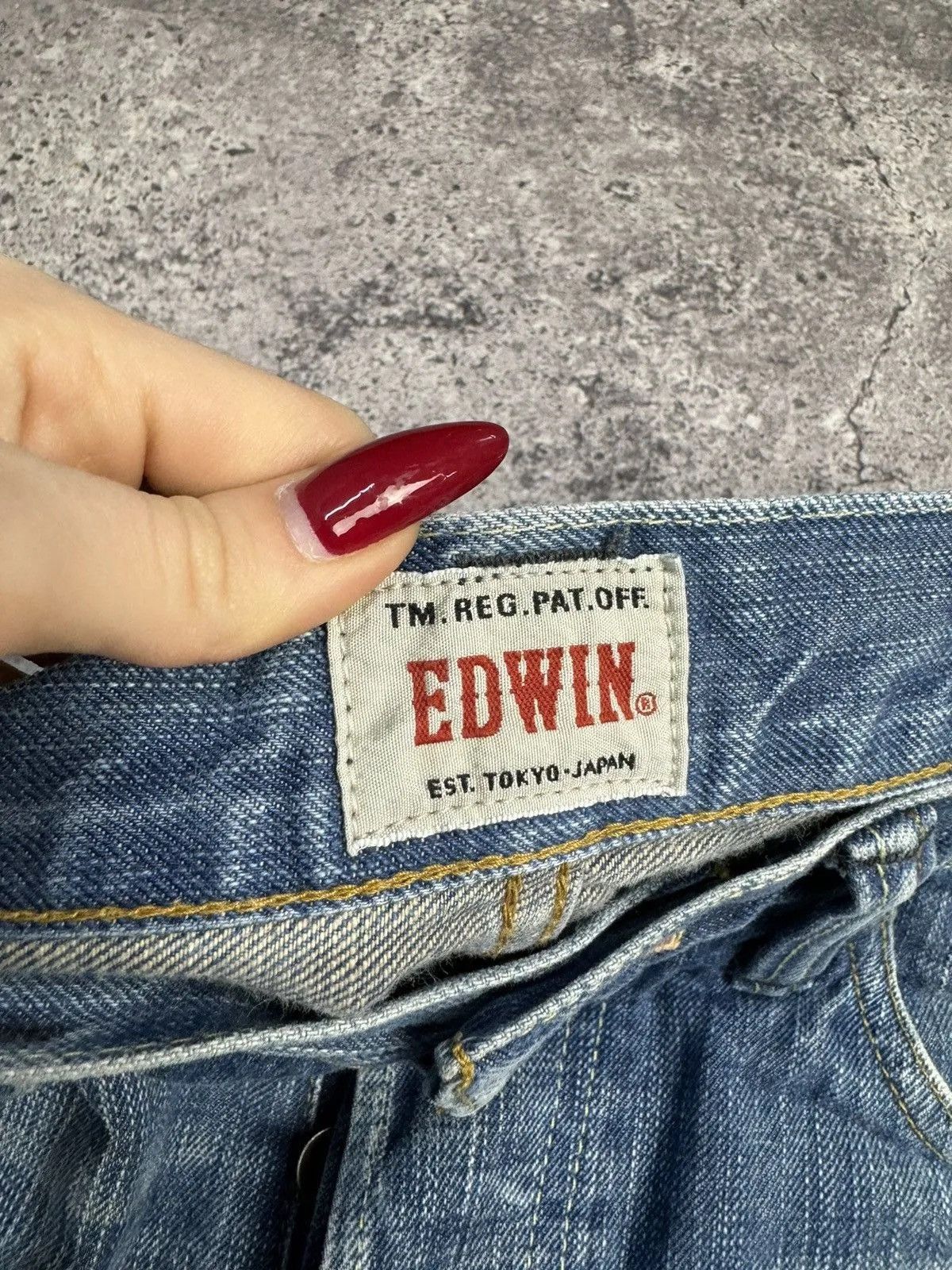 Edwin × Japanese Brand Vintage Edwin Light Wash Faded Denim Jeans Pants Japan W34 Size US 34 / EU 50 - 11 Thumbnail