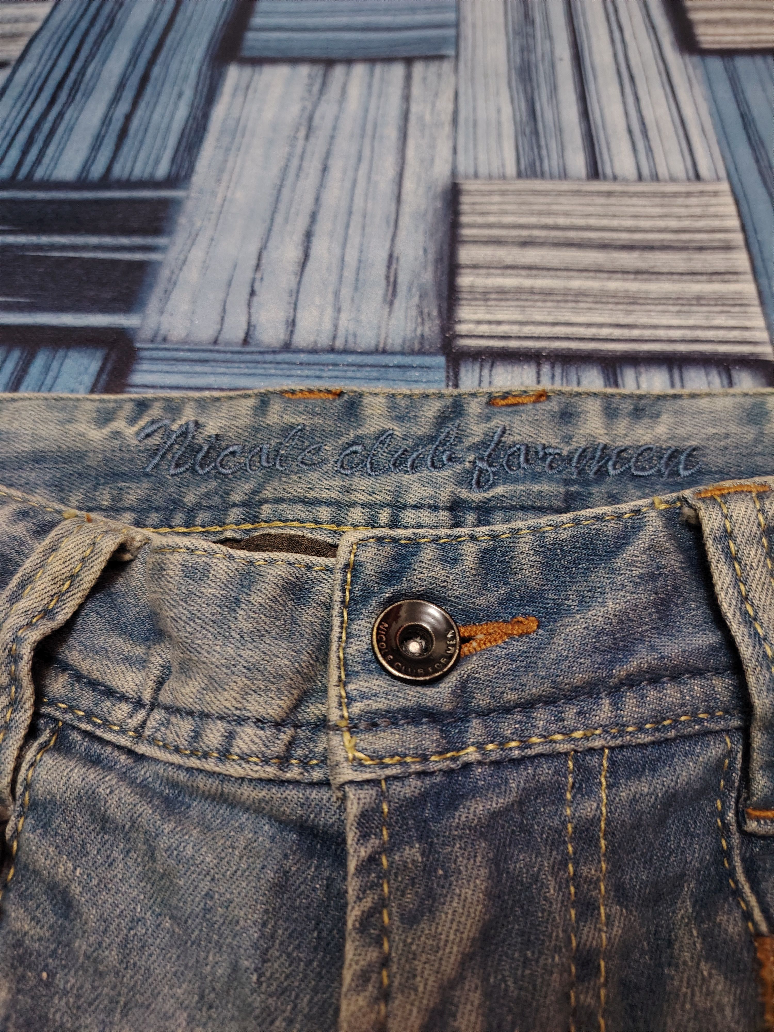 If Six Was Nine Japanese Nicole Club for men Distressed denim Flared Jeans Size US 30 / EU 46 - 5 Thumbnail