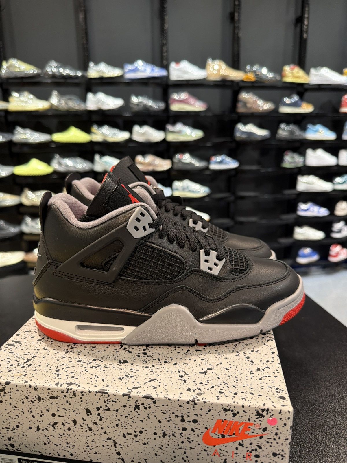 Jordan Brand Jordan 4 reimagined Bred Size-6Y Brand New Quick Shipping Size US 6 / EU 39 - 2 Thumbnail