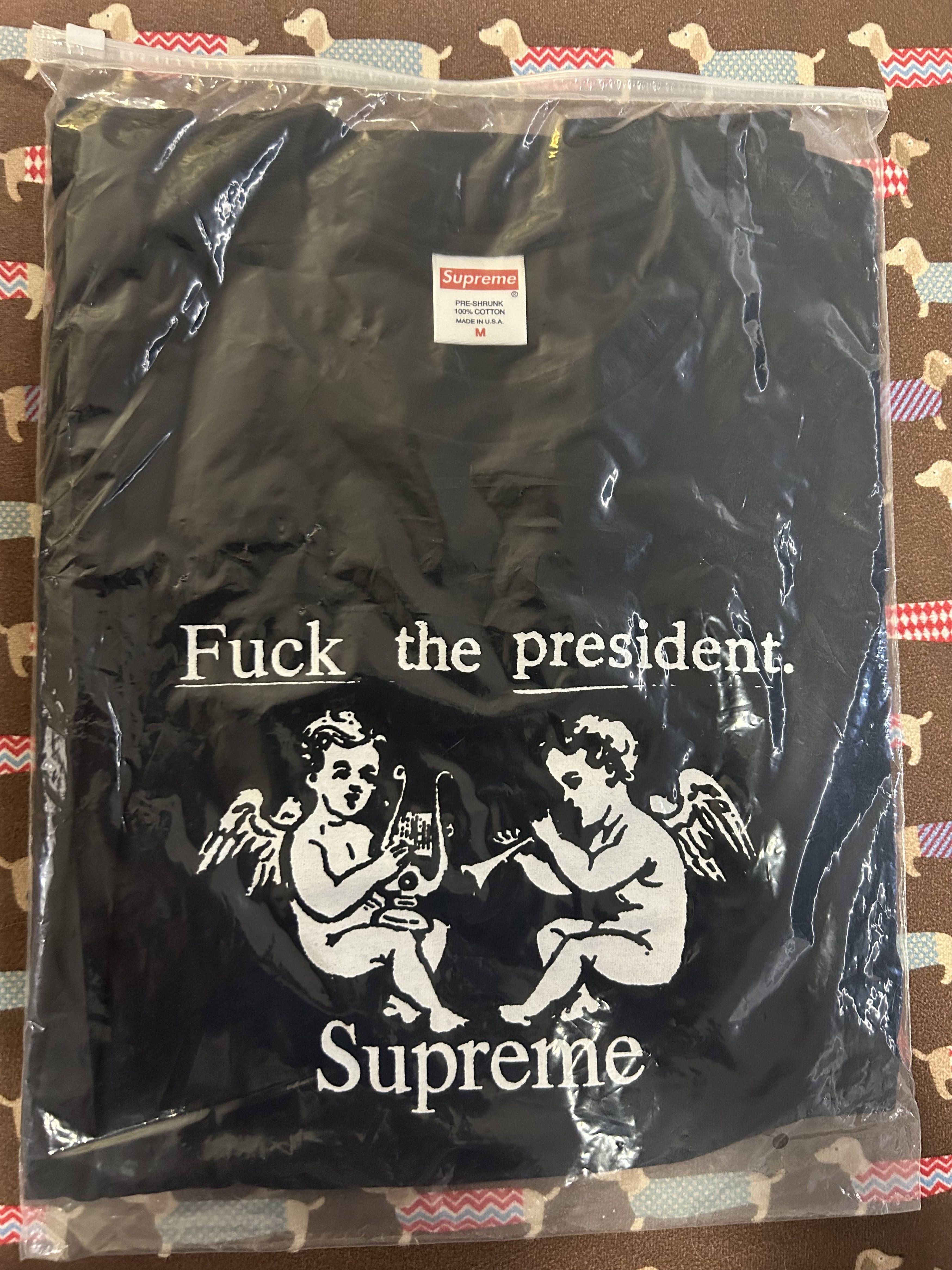 Supreme F**k the President store Tee