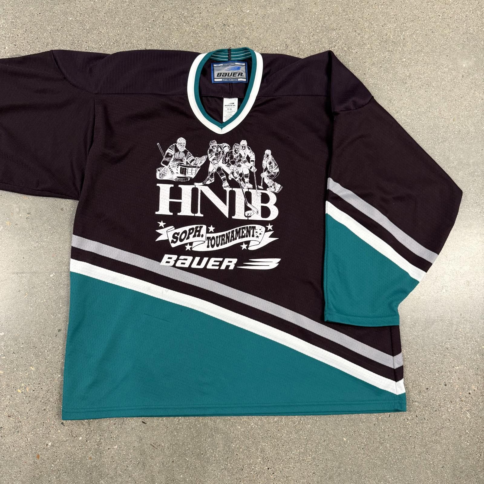 Eddie Bauer Vtg Bauer HNIB Soph Tournament Hockey Jersey - XXL Size US XXL / EU 58 / 5 - 1 Thumbnail