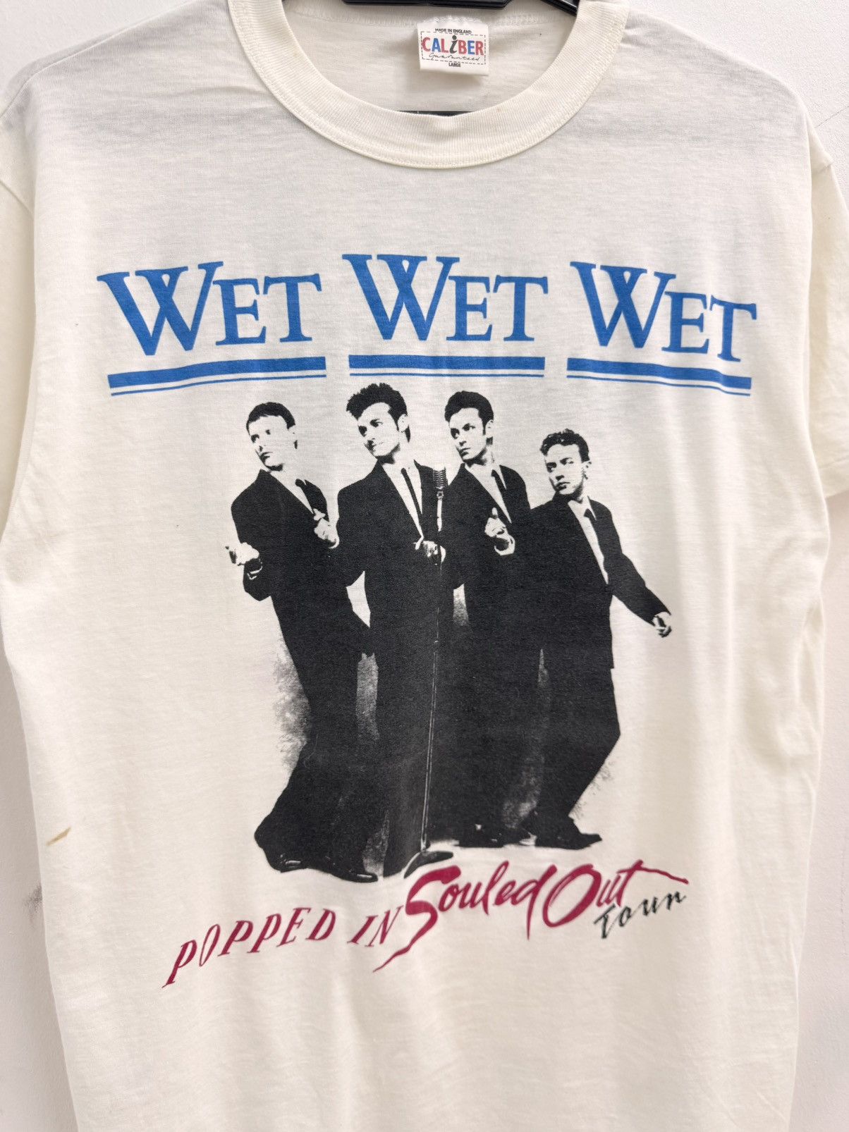 Band Tees Vtg Wet Wet Wet Band..Popped In Souled Out Tour 1987 Size US L / EU 52-54 / 3 - 3 Thumbnail