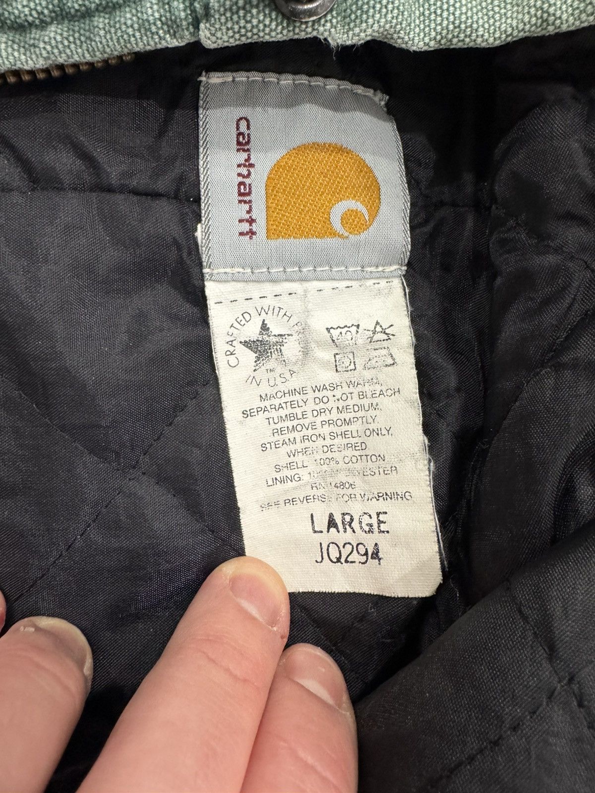 Carhartt Carhartt Active Jacket JQ294 usa vintage og Size US L / EU 52-54 / 3 - 4 Thumbnail