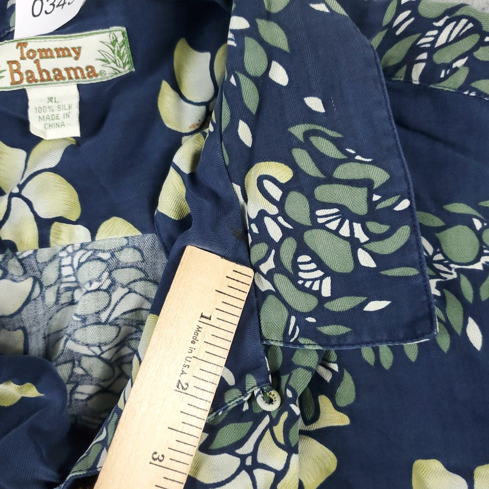 Tommy Bahama Tommy Bahama Shirt Mens XL Blue Aloha Camp Hawaiian Button Up Short Sleeve Size US XL / EU 56 / 4 - 6 Thumbnail