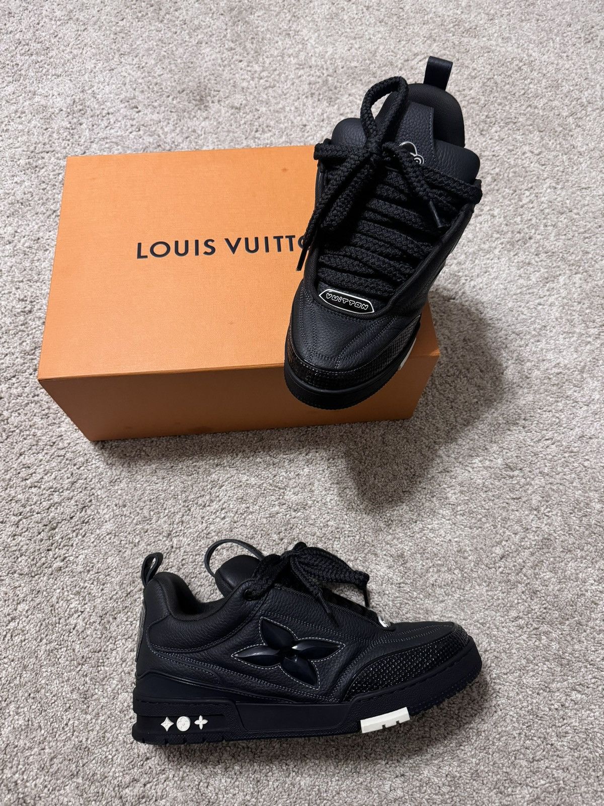 Louis Vuitton Black Louis Vuitton Skate Sneakers Size US 8 / EU 41 - 2 Thumbnail