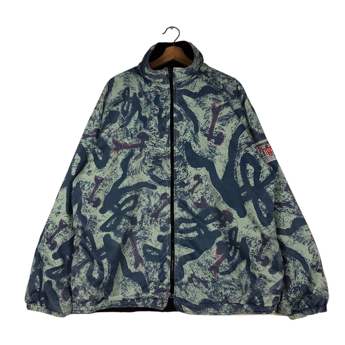 Japanese Brand 🔥Rare Design Anorak Jacket Wind Surfing Acid Wash Austria Size US M / EU 48-50 / 2 - 1 Thumbnail