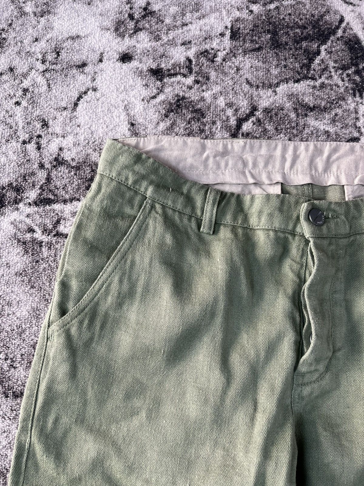 Freitag FREITAG E550 Green Linen Work Pants Size US 32 / EU 48 - 4 Thumbnail