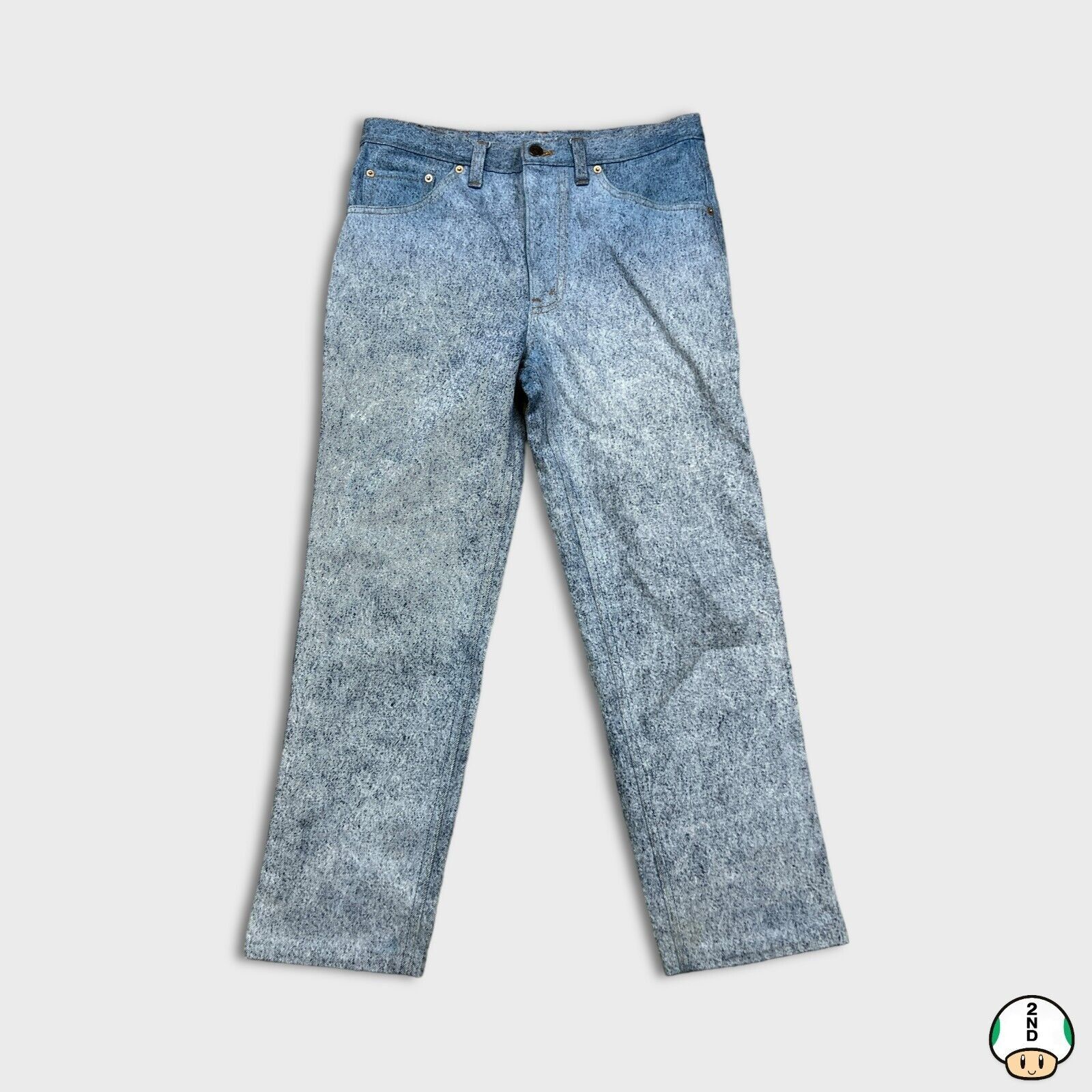Levi's × Vintage Levi's 501 Jeans 33x28 Straight Fit Acid Wash Denim Pants Size US 33 - 1 Thumbnail
