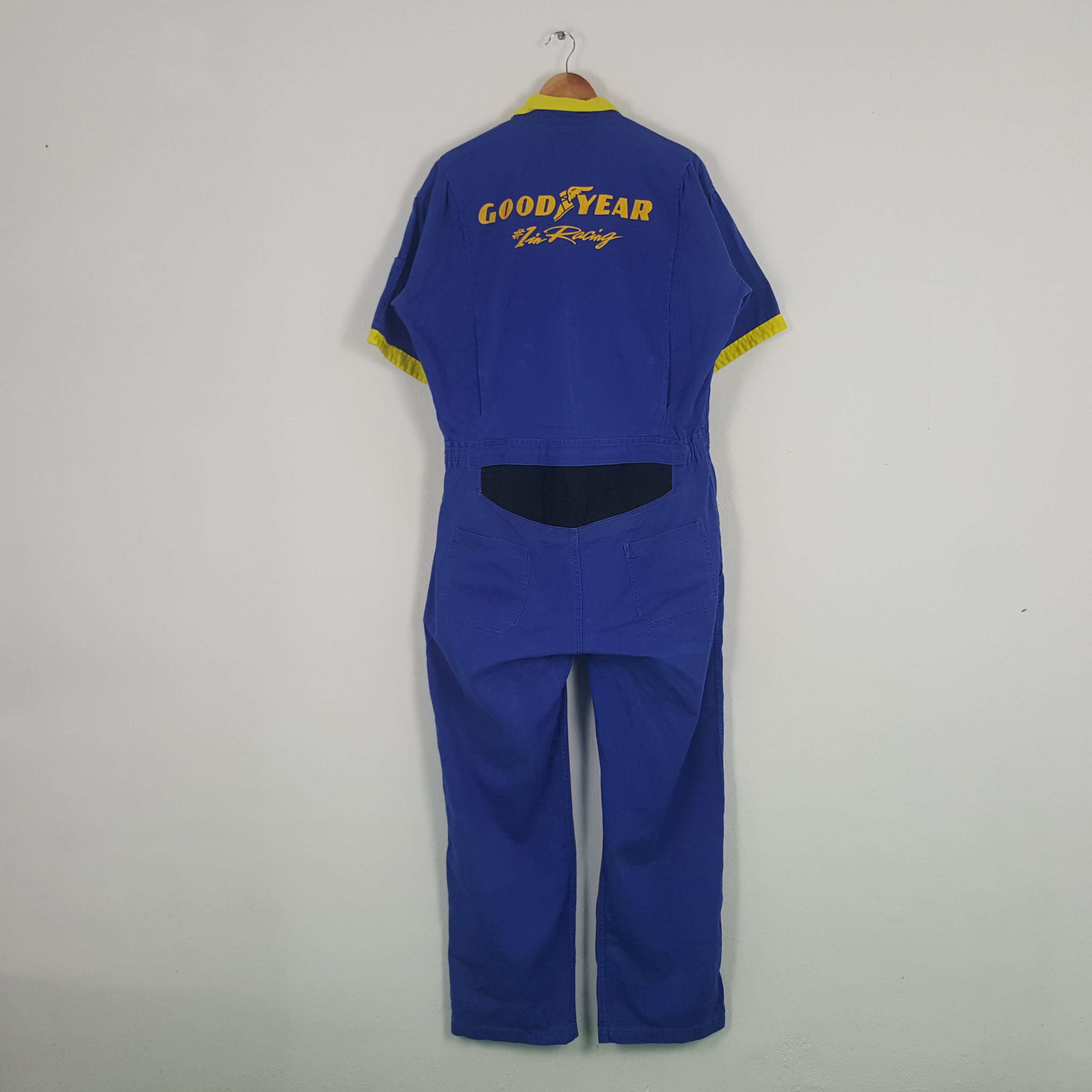 Japanese Brand × Vintage Vintage Good Year Racing Formula One F1 Coverall Jacket Size US XL / EU 56 / 4 - 1 Thumbnail