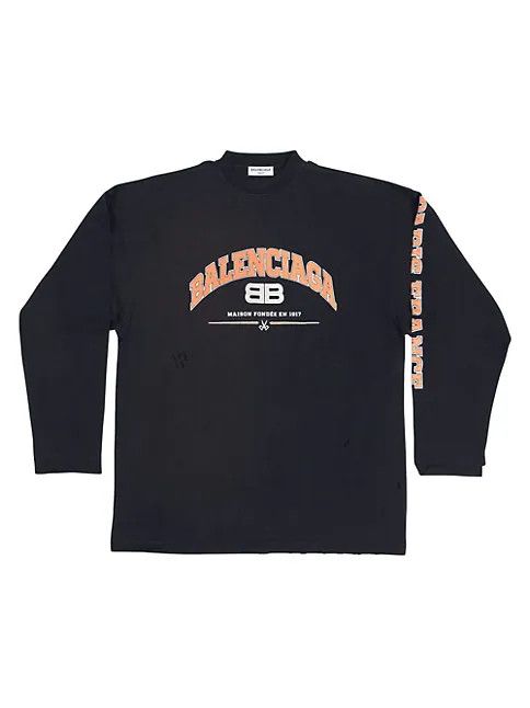 Balenciaga o1s1rm0923 T-Shirt in Black Size US M / EU 48-50 / 2 - 1 Thumbnail