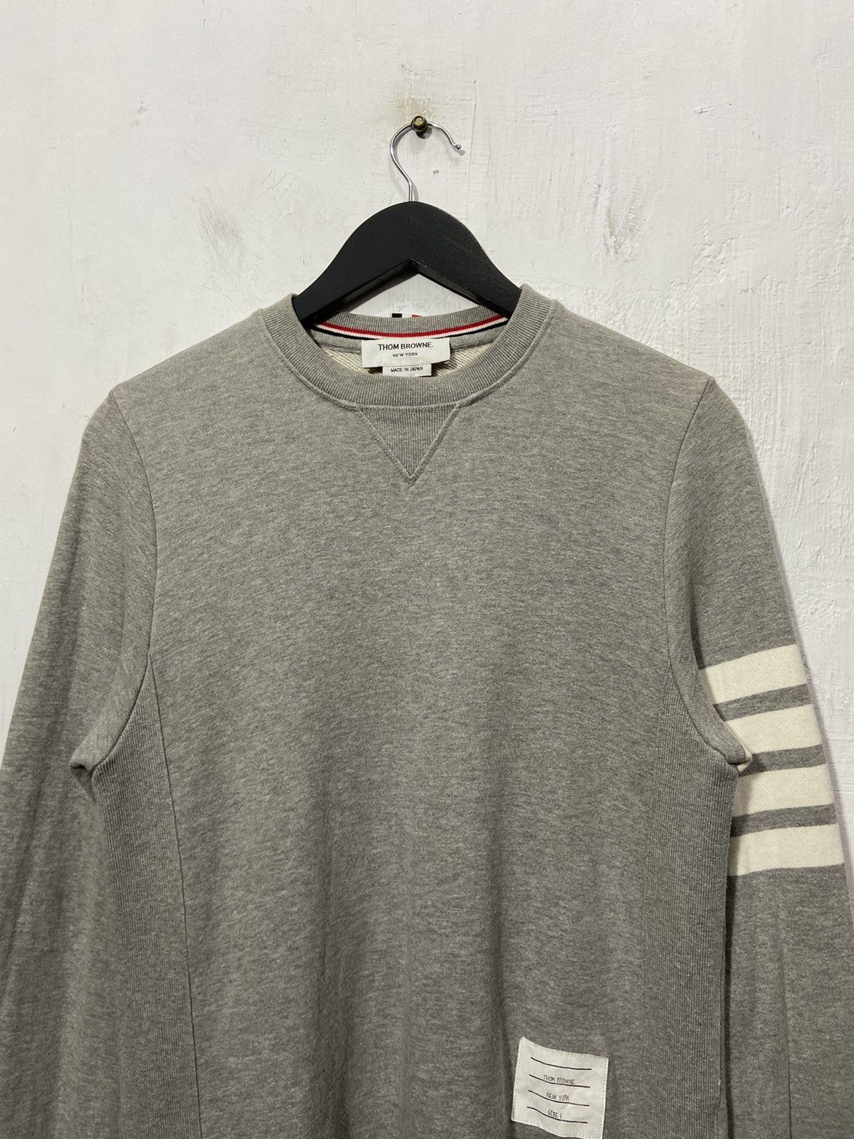 Thom Browne Thom Browne 4 - Bar Loopback Sweatshirt Size US S / EU 44-46 / 1 - 3 Thumbnail