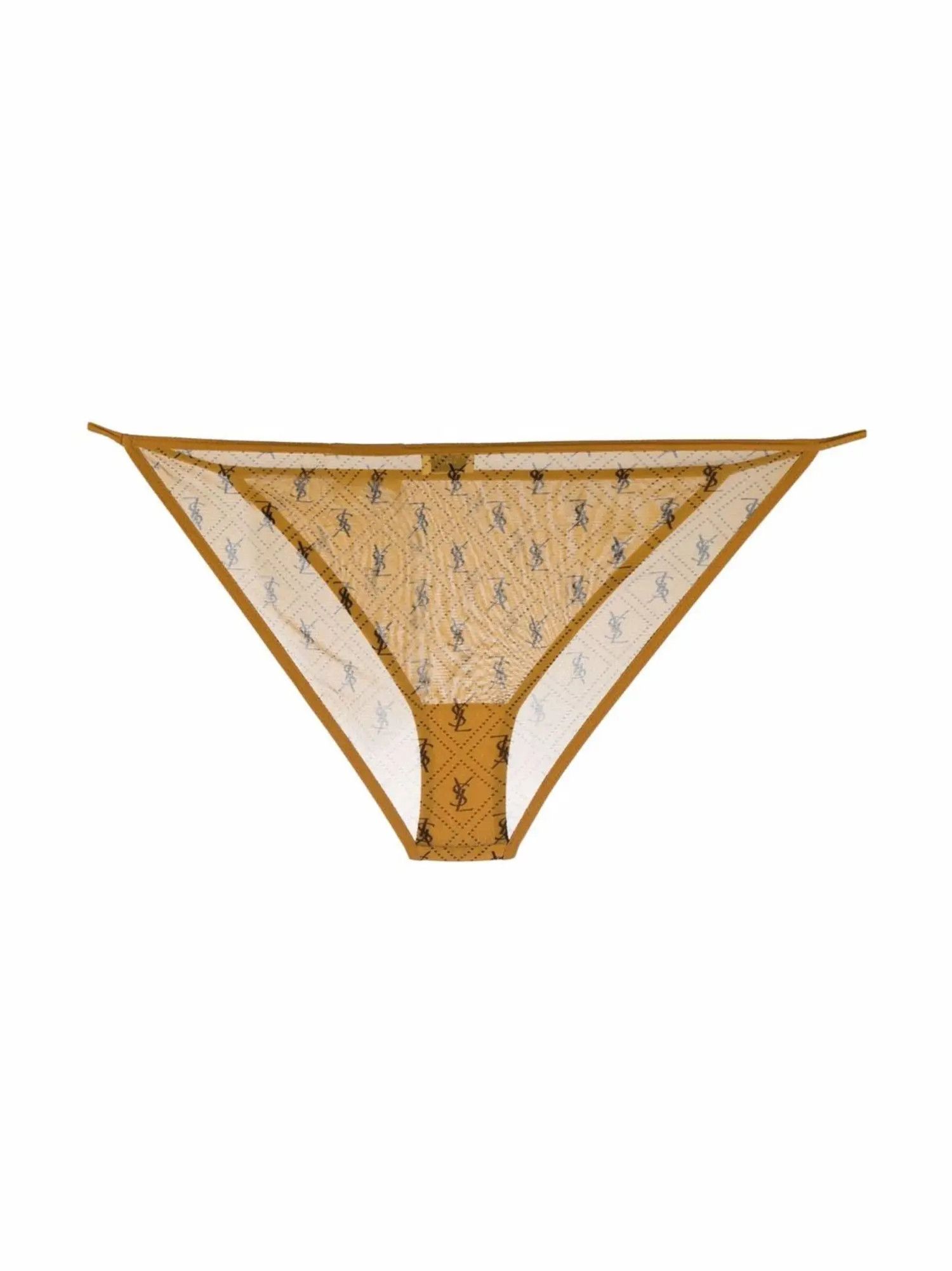 Saint Laurent Paris o1b1hav111124 Size: XL / Cassandre Panties Jersey Jaune Noir Size ONE SIZE - 2 Thumbnail