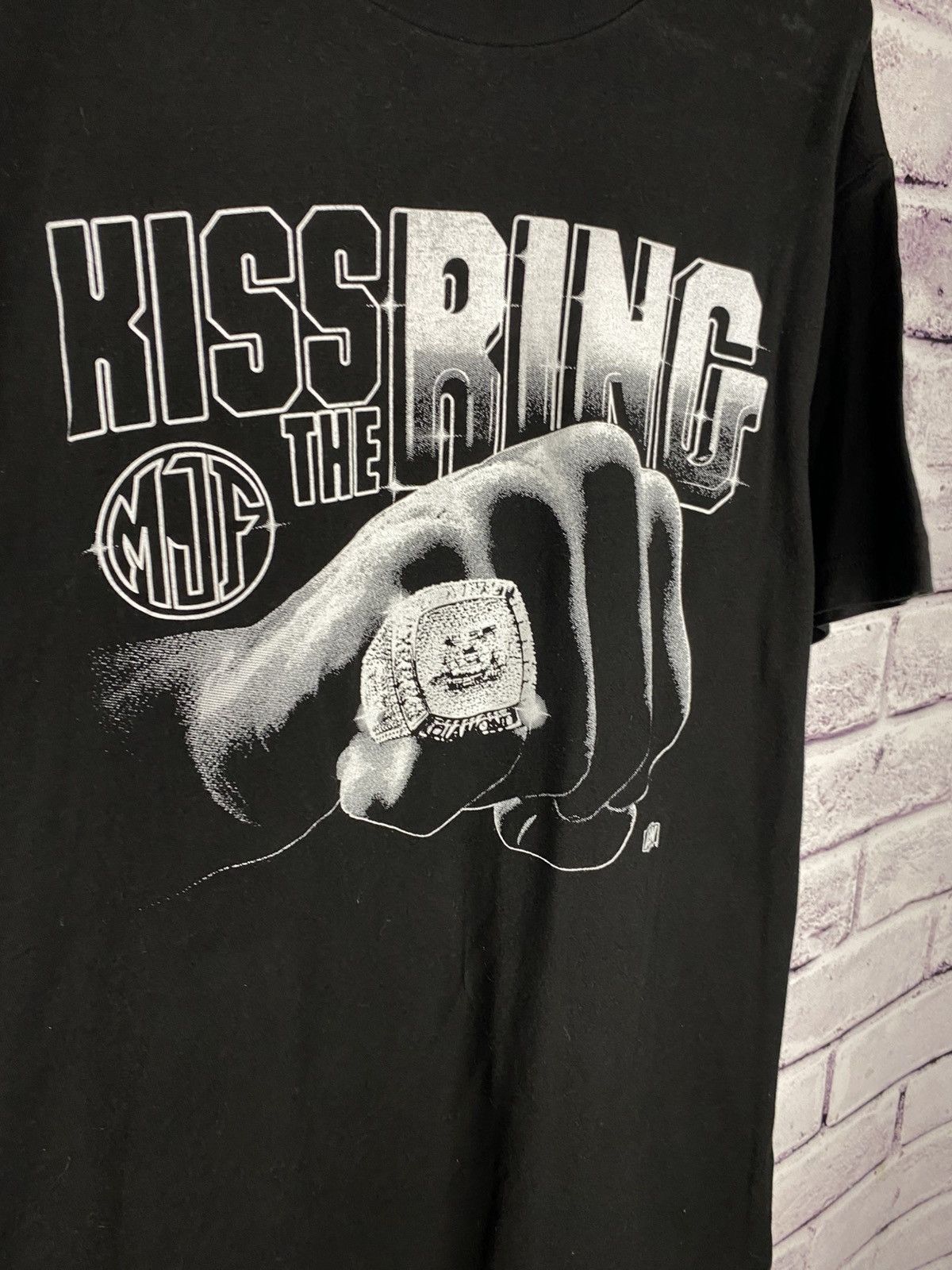 Band Tees Men's T-Shirt Kiss The Ring MJF Rome Streetz Band Tee Size US L / EU 52-54 / 3 - 9 Thumbnail