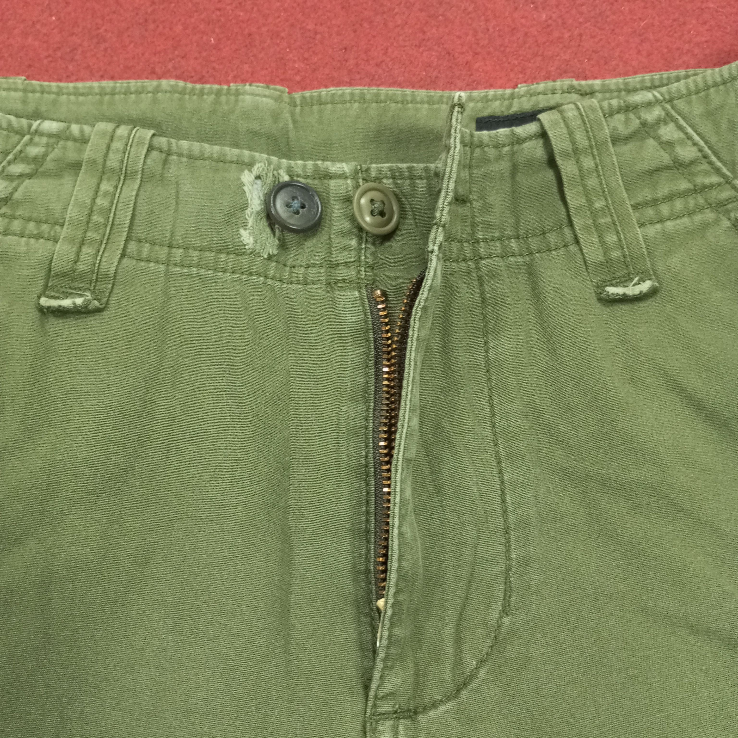 Alpha Industries × Vintage Alpha Industries Cargo Style Pants Multi Pocket Size US 30 / EU 46 - 12 Thumbnail