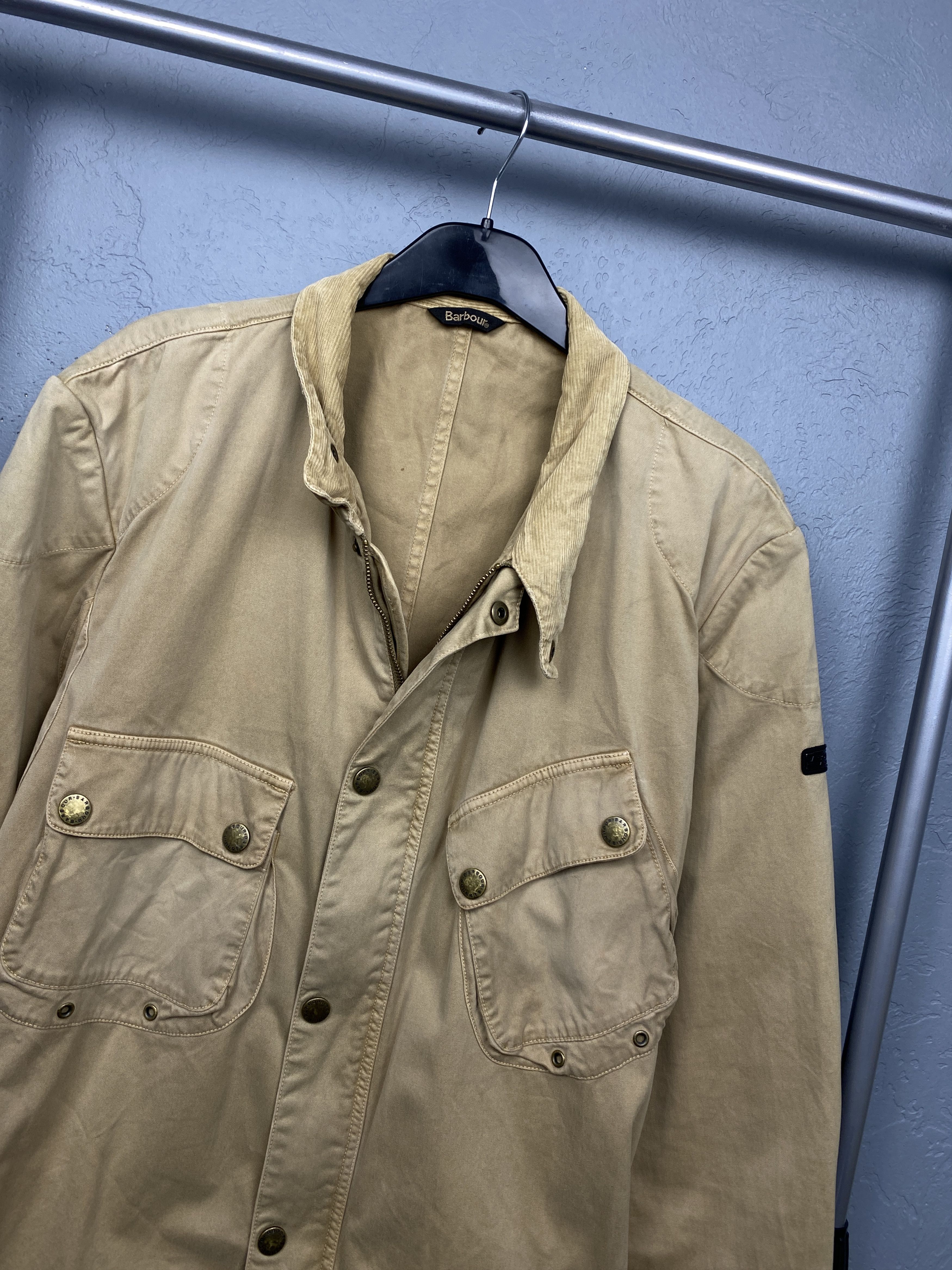 Barbour × Vintage Barbour International Vintage Mens Cotton Jacket Size US XXL / EU 58 / 5 - 2 Thumbnail