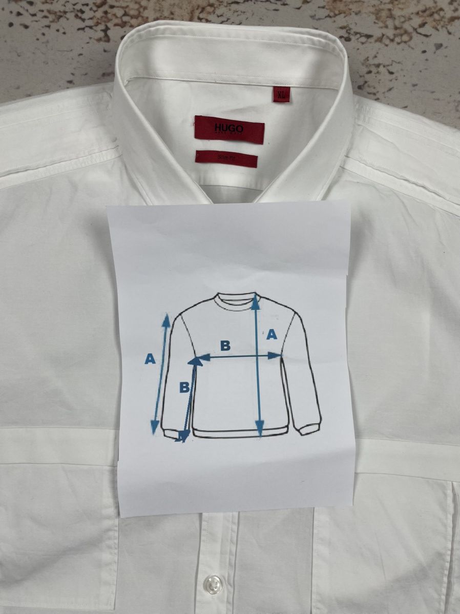 Hugo Boss Hugo Boss XL White Short-Sleeve Shirt Classic (Men’s) egv Size US XL / EU 56 / 4 - 4 Thumbnail
