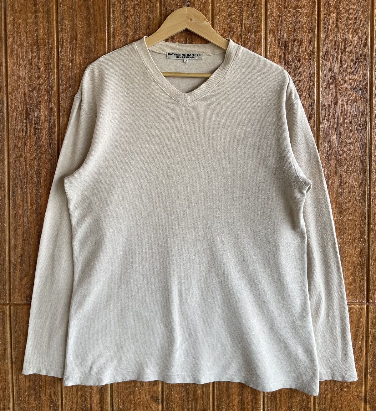 トップス archive KATHARINE HAMNETT long sleeve Katharine Hamnett London Vintage'90s🔥KATHARINE HAMNETT