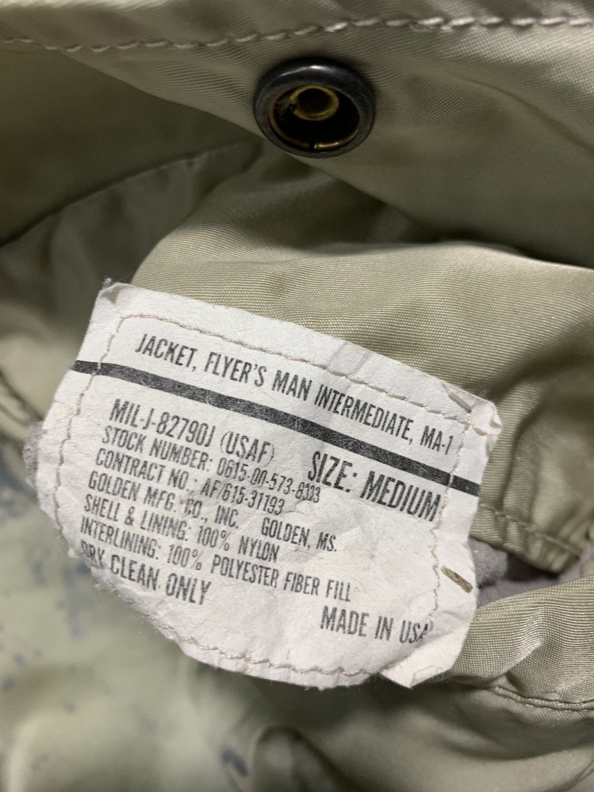 Vintage 🔥VERY WORN VTG 80S MA-1 JACKETS Size US M / EU 48-50 / 2 - 9 Thumbnail