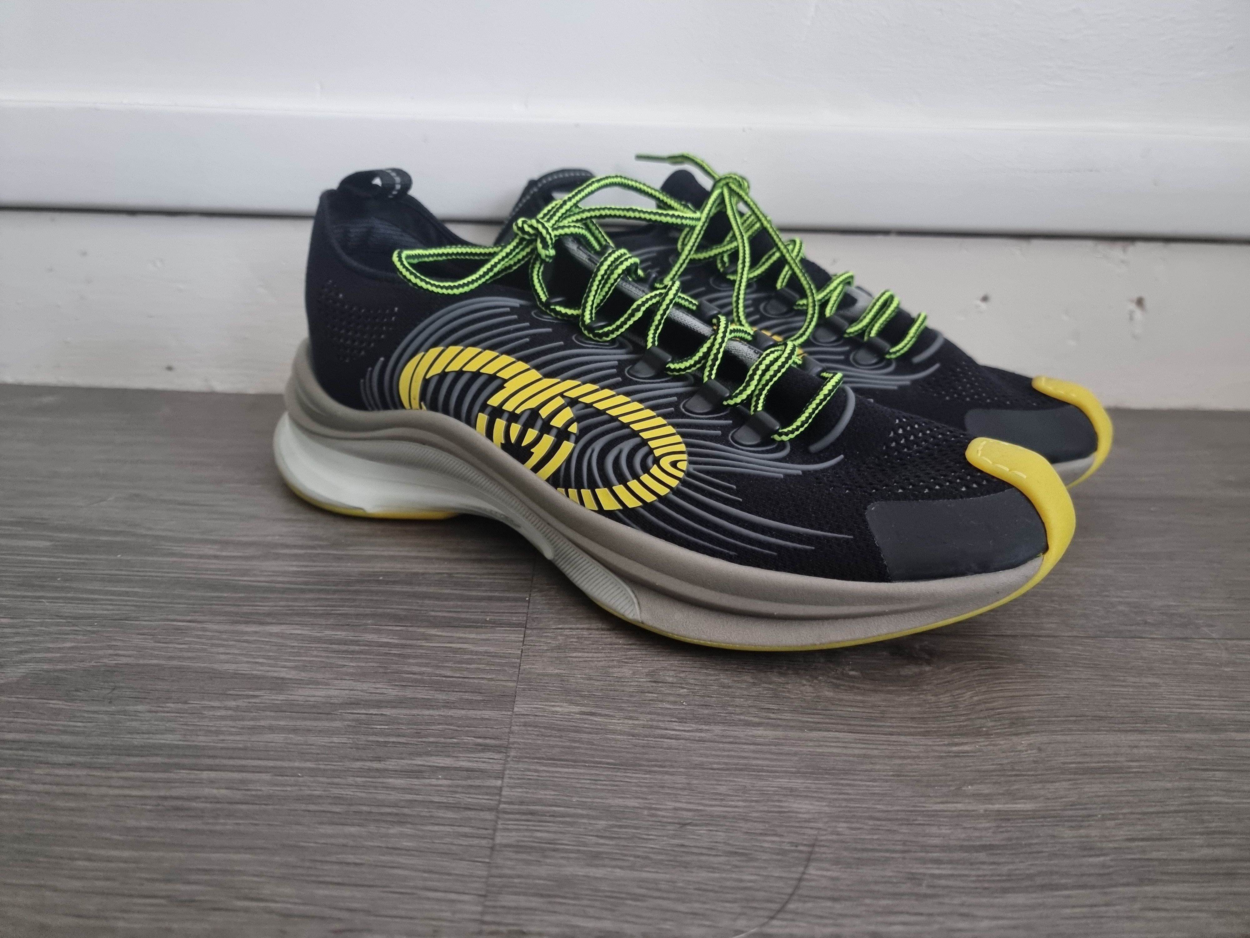 image of Gucci Run Sneakers Size 9.5 in Black, Men's