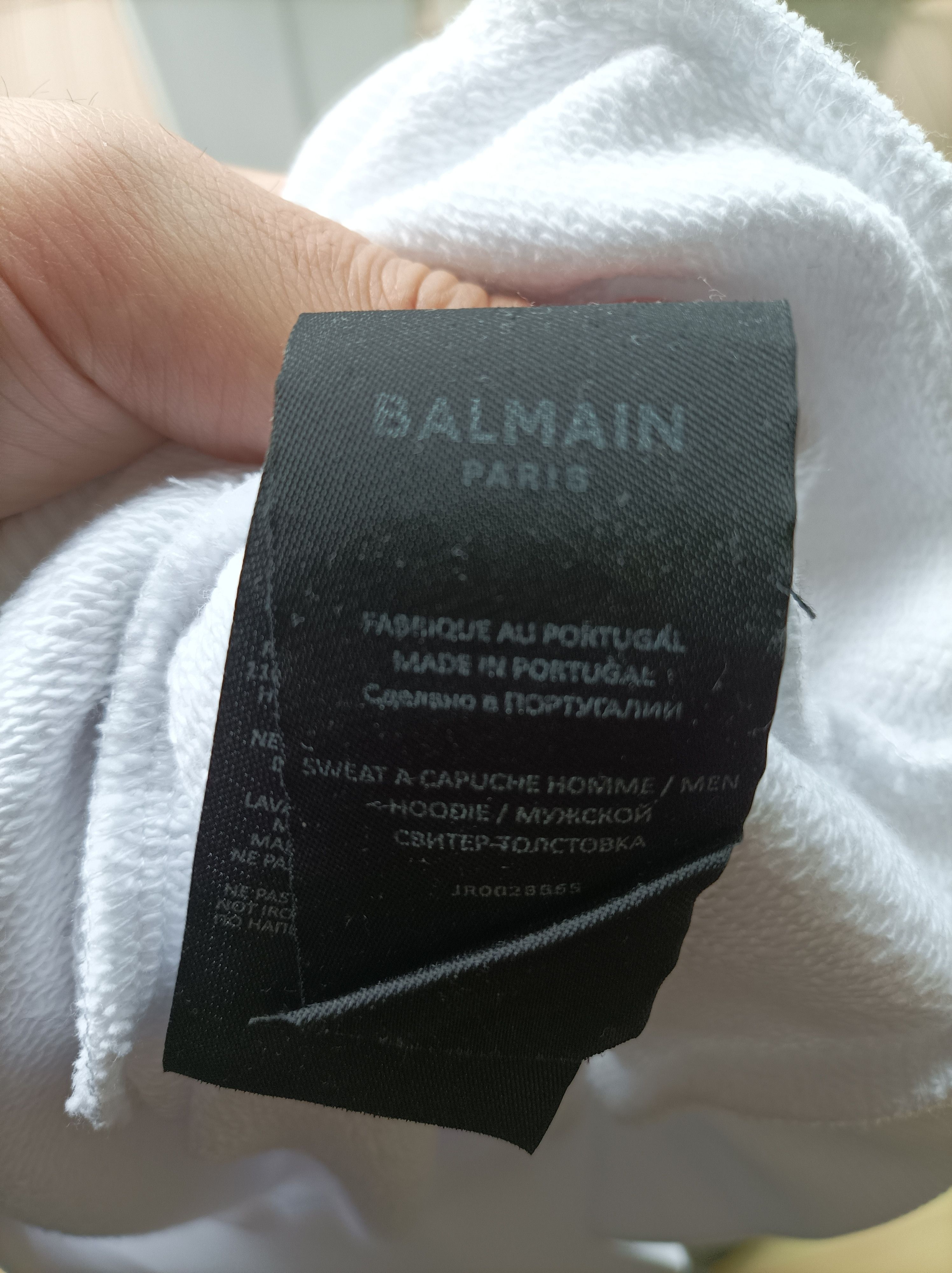 Balmain Balmain Logo Hoodie Size US M / EU 48-50 / 2 - 5 Thumbnail